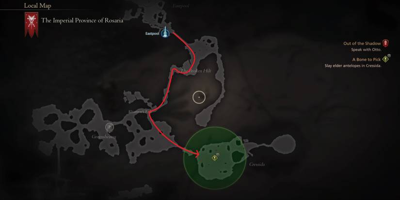 The Eastpool map in Final Fantasy 16