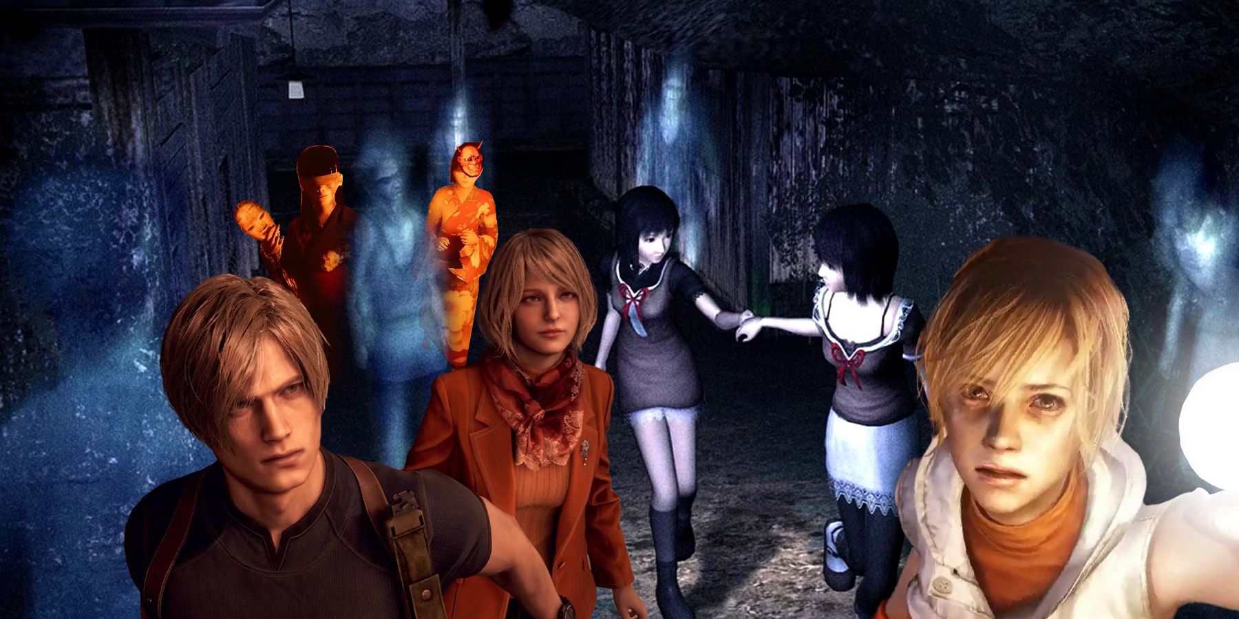 Fatal Frame 2: Crimson Butterfly, Resident Evil Village, Shadow Corridor, and Silent Hill 3 rank amongst our 18 Scariest Japanese Games To Never Play Alone