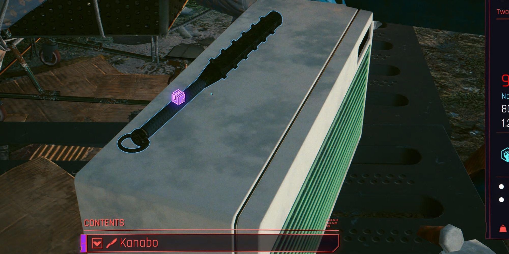 Kanabo blunt weapon in Cyberpunk 2077