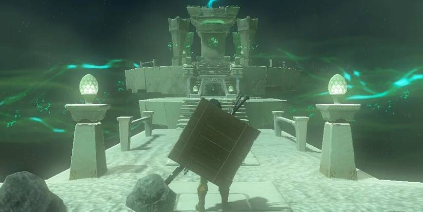 Inside Of The Tenmaten Shrine In Tears Of The Kingdom