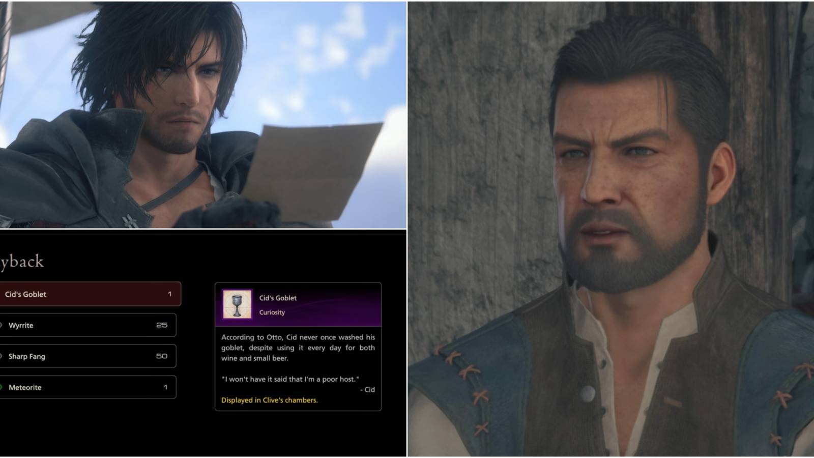 Completing the Payback side quest in Final Fantasy 16