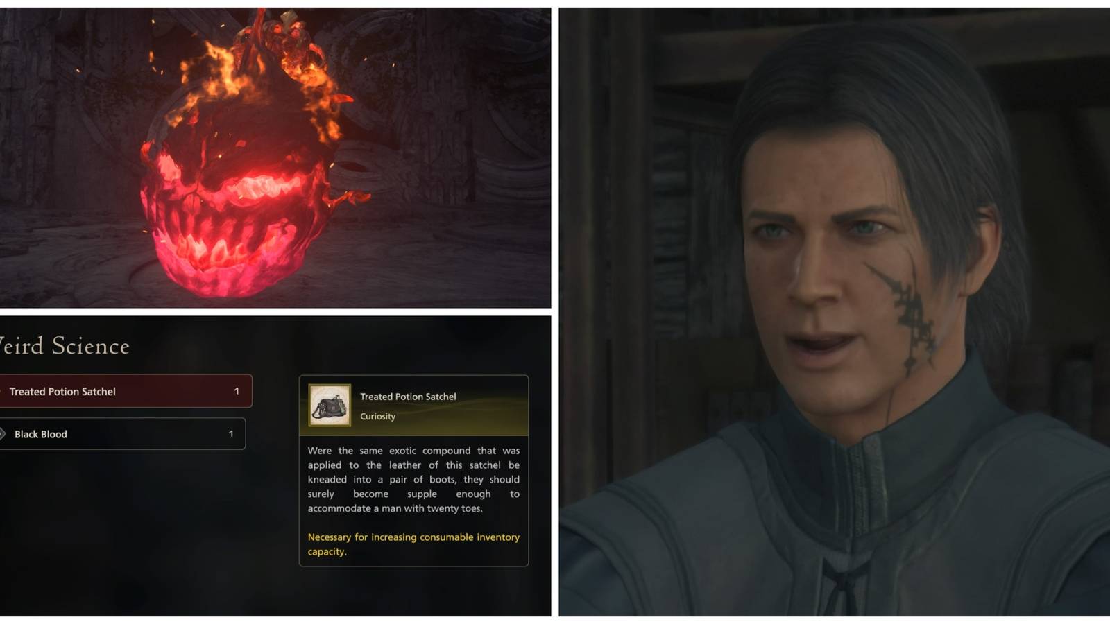 Completing the Werid Science side quest in Final Fantasy 16