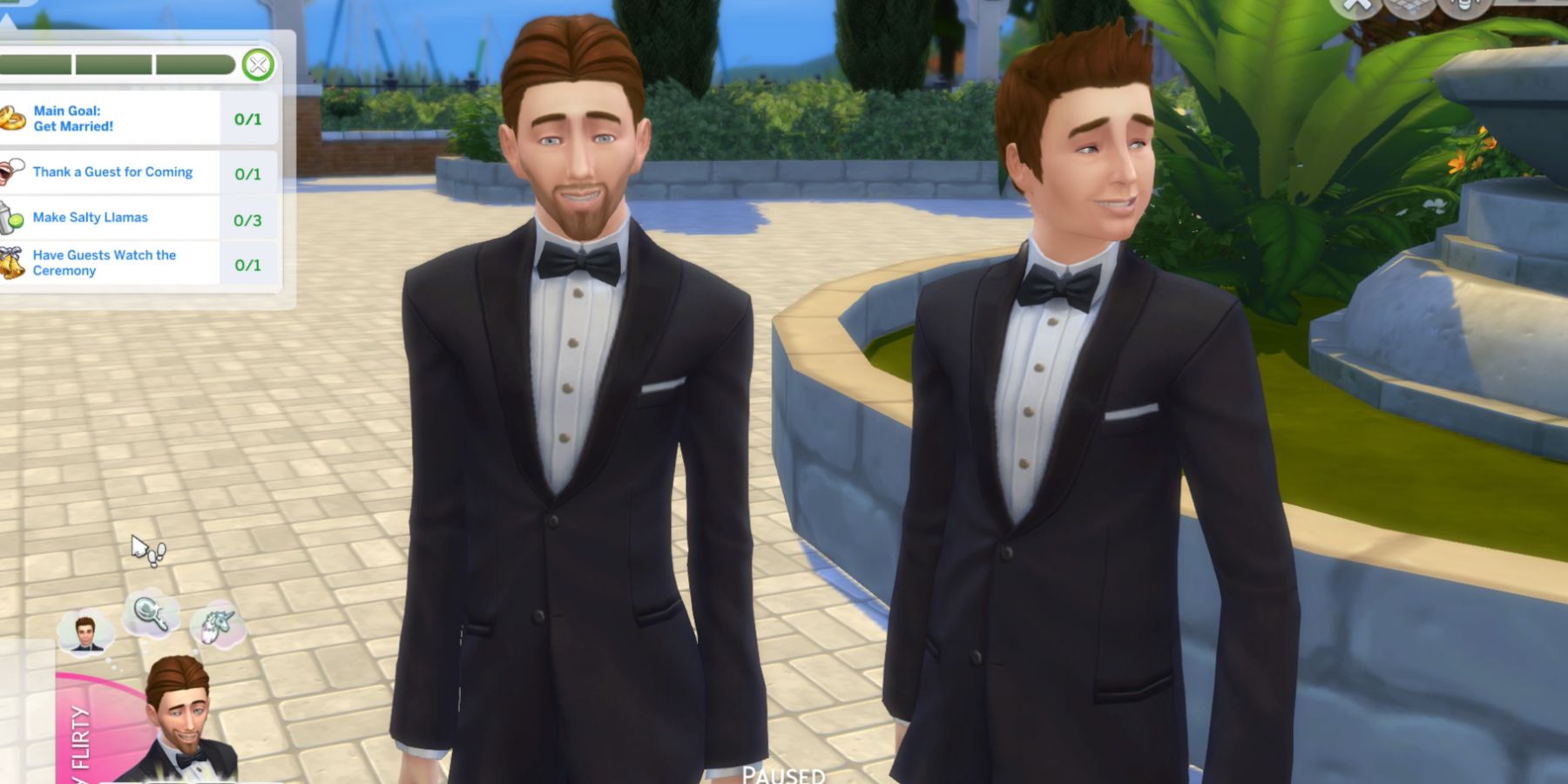 Getting married in The Sims 4