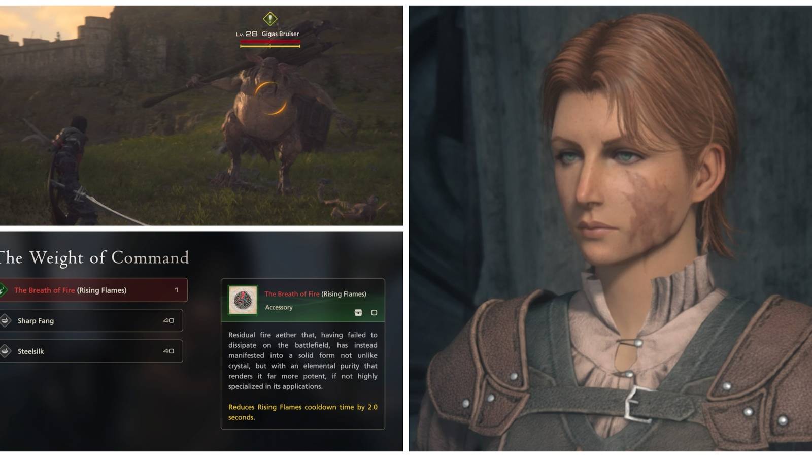 Completing the Weight of Command side quest in Final Fantasy 16