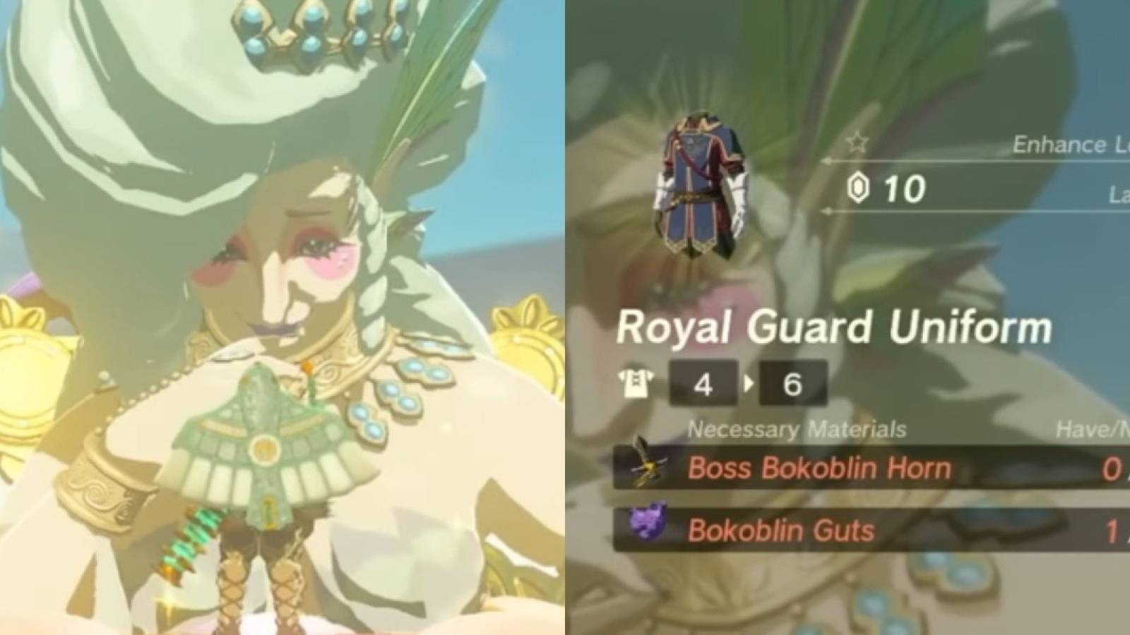 Great fairy, armor upgrade legend of Zelda years of the kingdom 