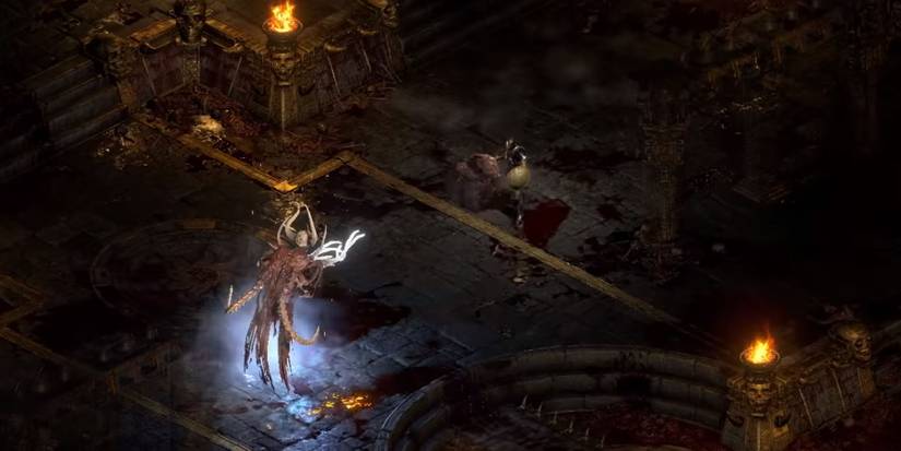 A Hardcore build fighting Mephisto