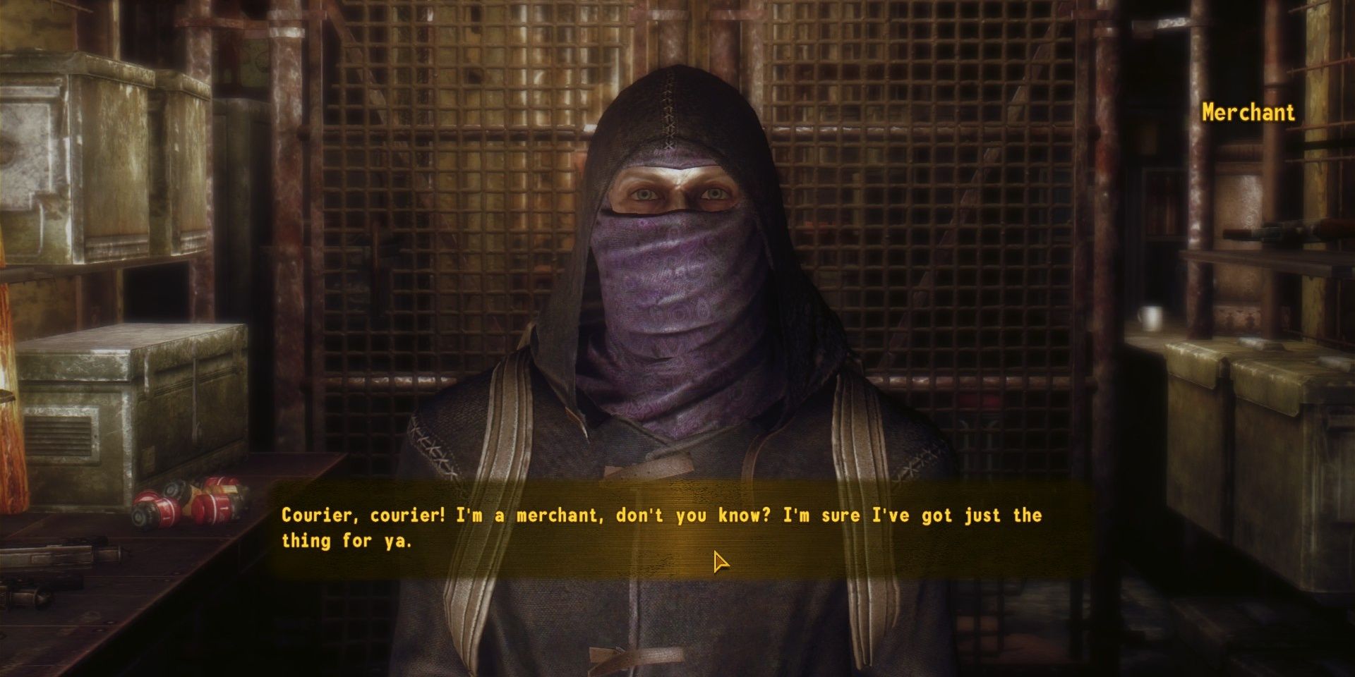 A merchant in Fallout New Vegas