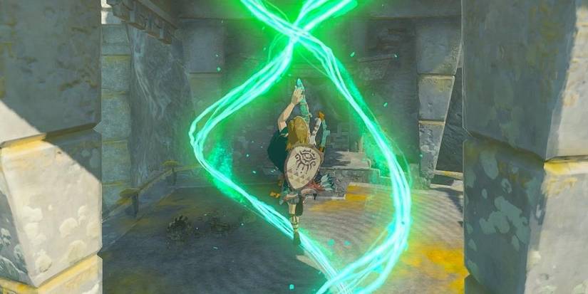 A super jump in The Legend of Zelda: Tears of the Kingdom