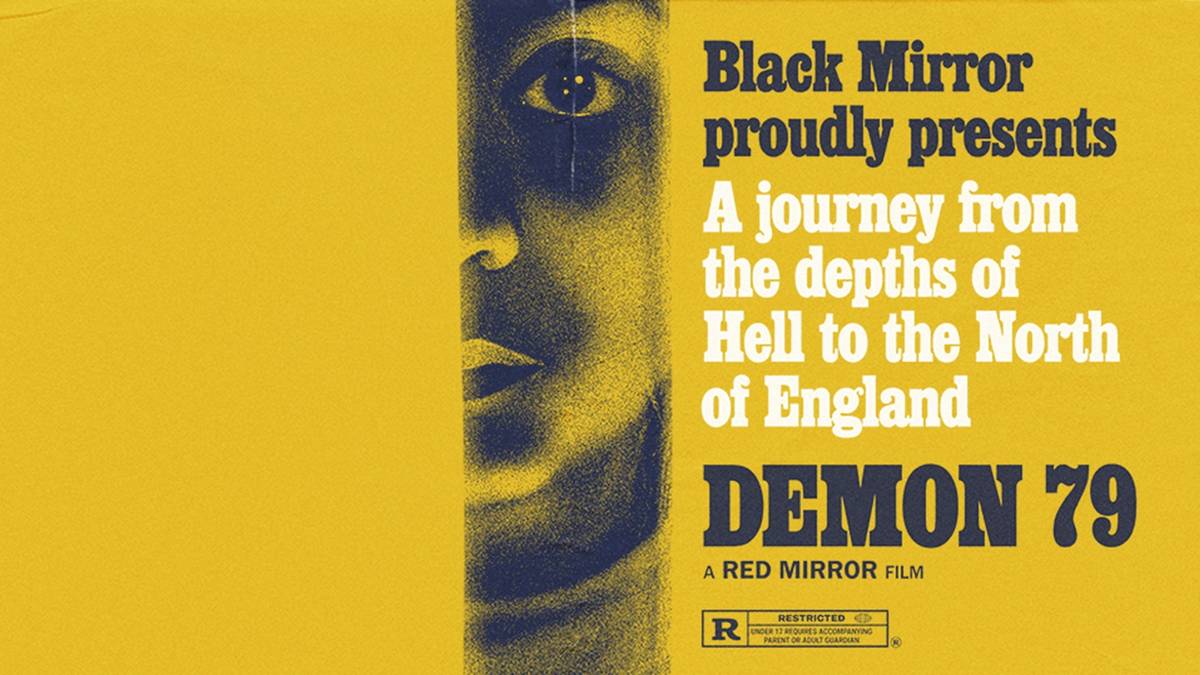 A poster for Black Mirror Demon 79