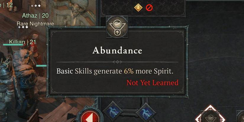 The Abundance passive perk in Diablo 4