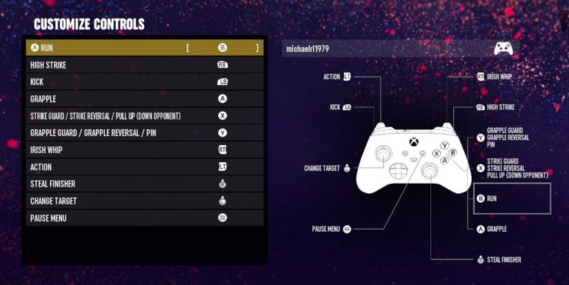 AEW Fight Forever -  Change controller layout
