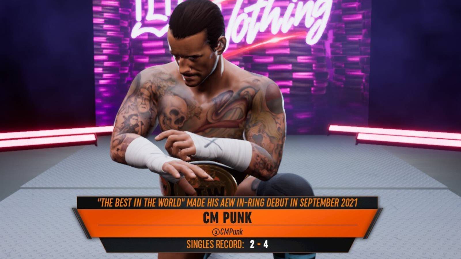 AEW Fight Forever -  CM Punk entrance