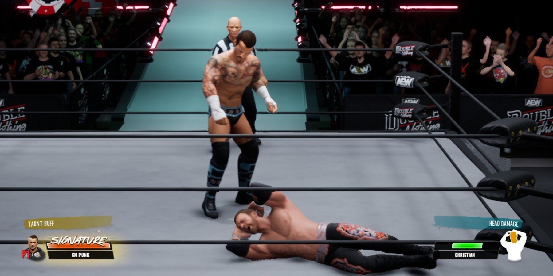 AEW Fight Forever - CM Punk with a momentum advantage