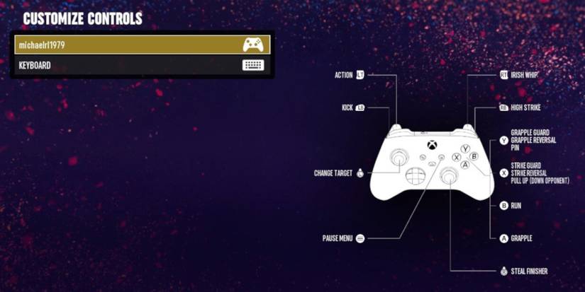 AEW Fight Forever -  Controller layout