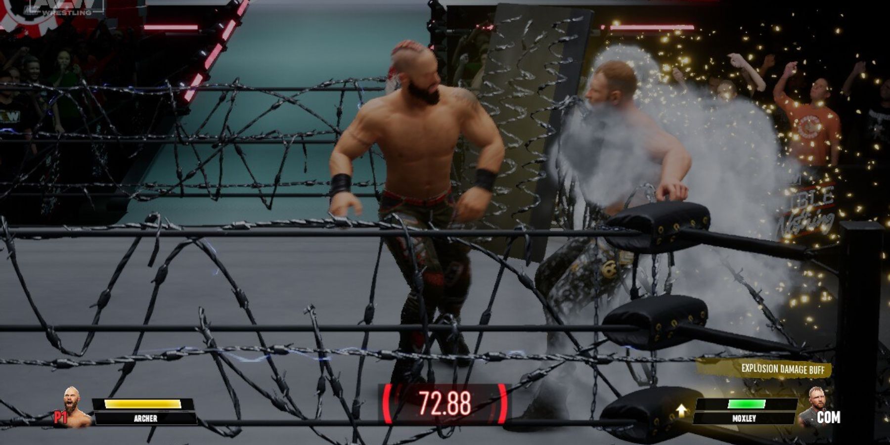 For comparison, Danhausen in WWE2K23 and in AEW Fight Forever : r/WWEGames