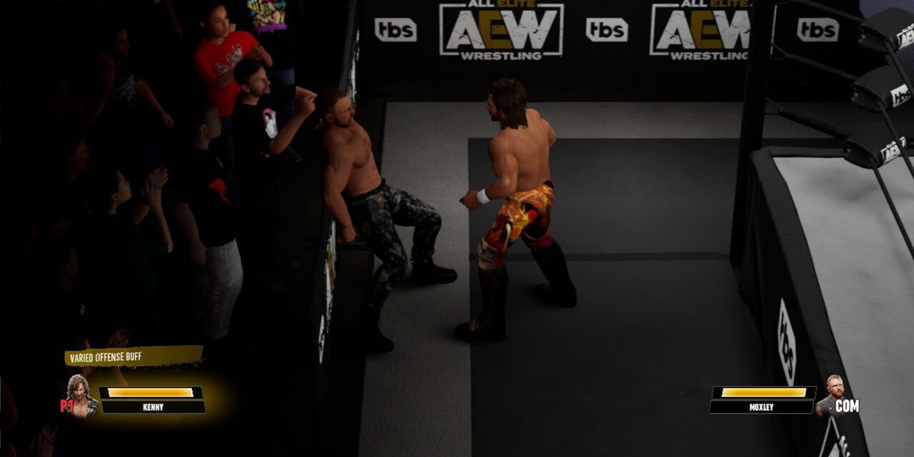 AEW Fight Forever - How To Slam Opponents Through The Guard Rail