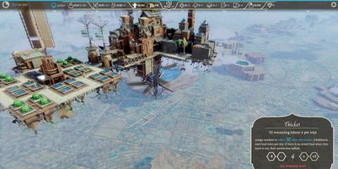 A player looking at Thicket in Airborne Kingdom