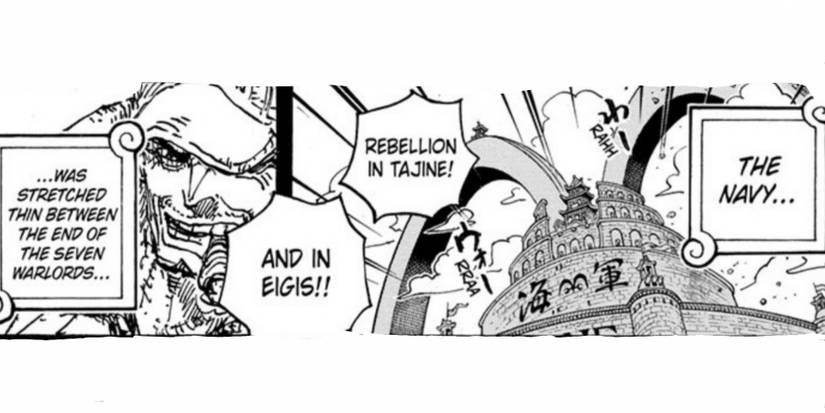 Akainu in one piece chapter 1086