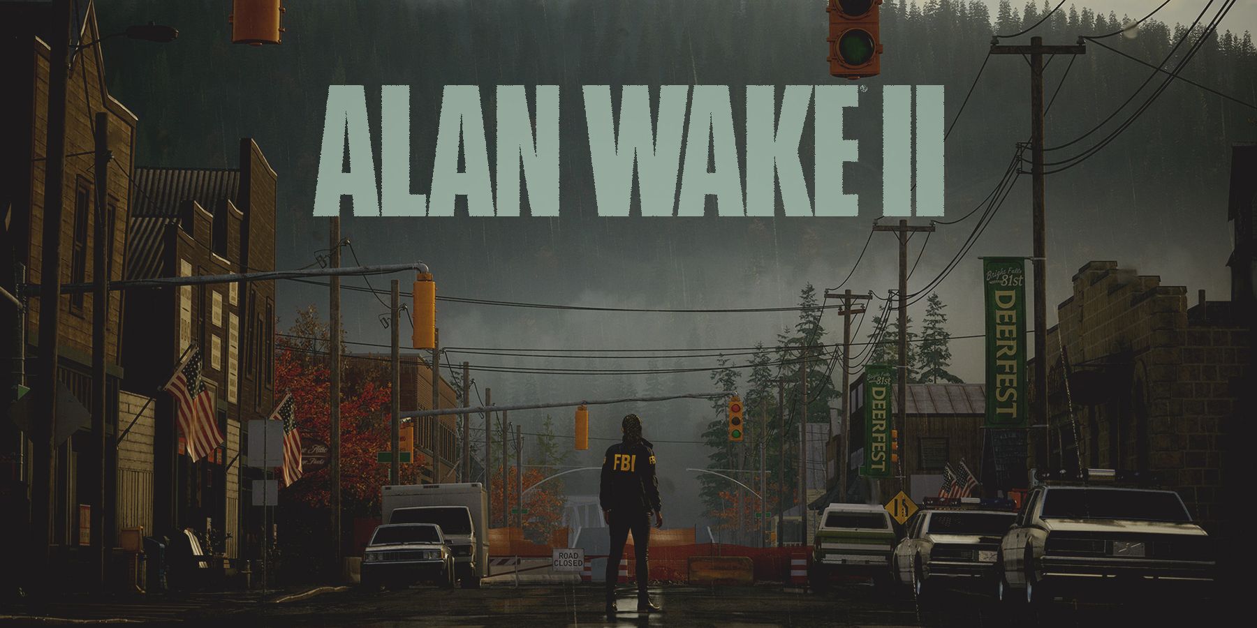 Alan Wake 2 Saga Anderson standing on the street