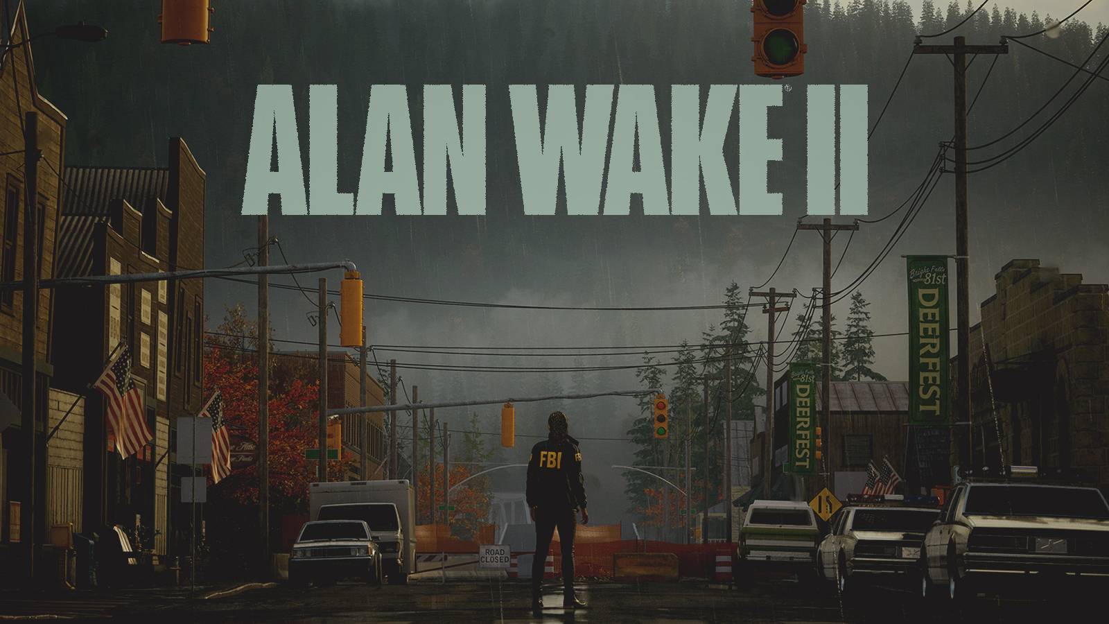 Alan Wake 2 Saga Anderson standing on the street