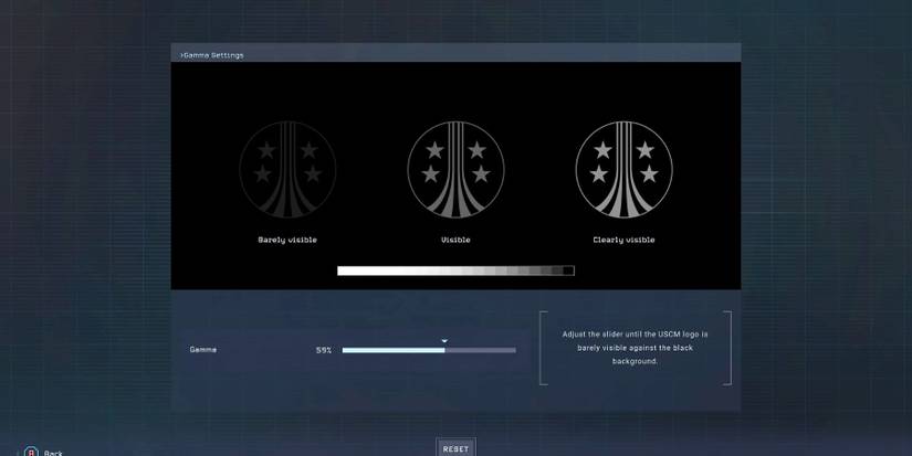 aliens dark descent gamma settings lighting