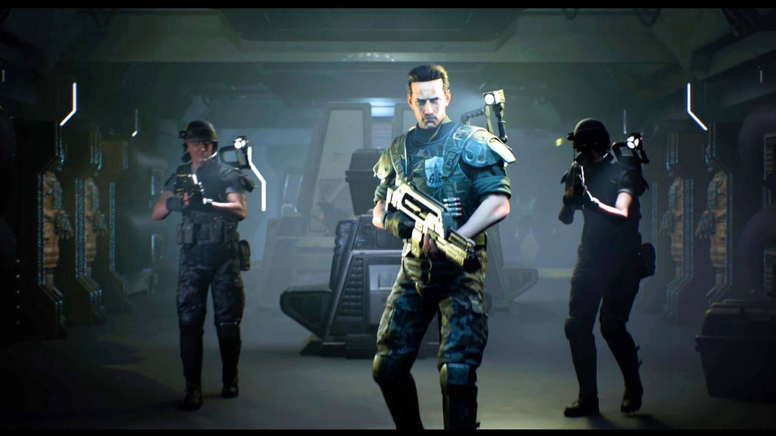 Aliens Dark Descent marines squad