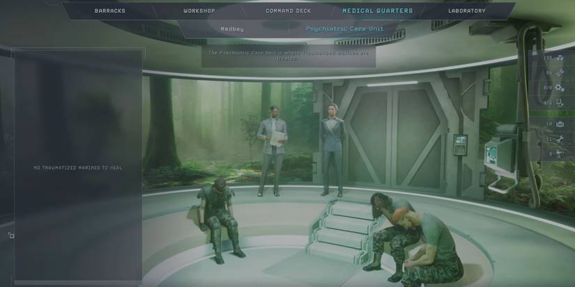 Aliens Dark Descent Psychiatric Care Unit