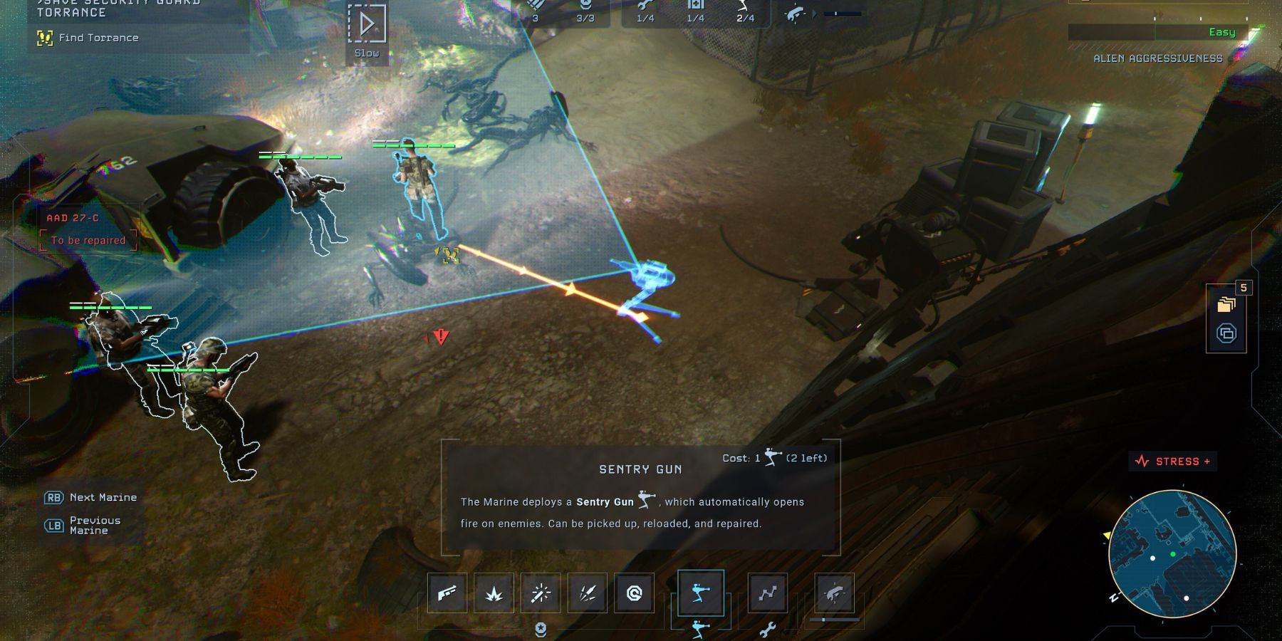 Master the Art of Sentry Gun Maneuvering in Aliens: Dark Descent