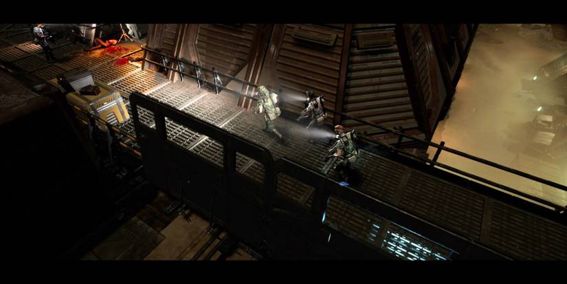 Aliens Dark Descent squad