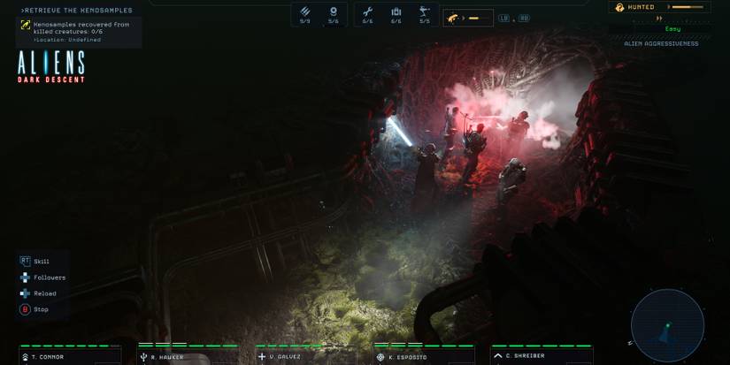 Aliens Dark Descent Xenomorph spawn point