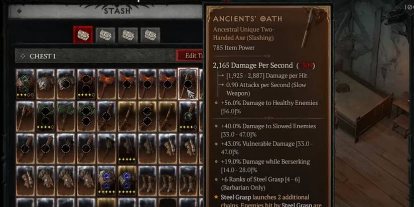 Diablo 4's Ancients' Oath Weapon