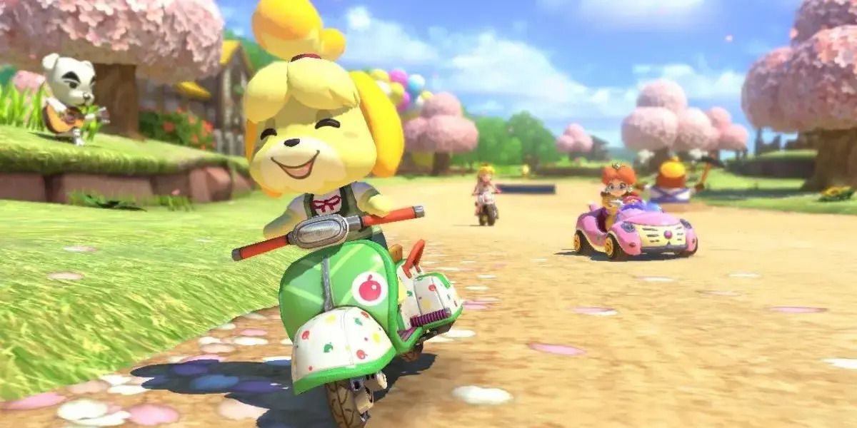 Mario kart 8 Animal Crossing