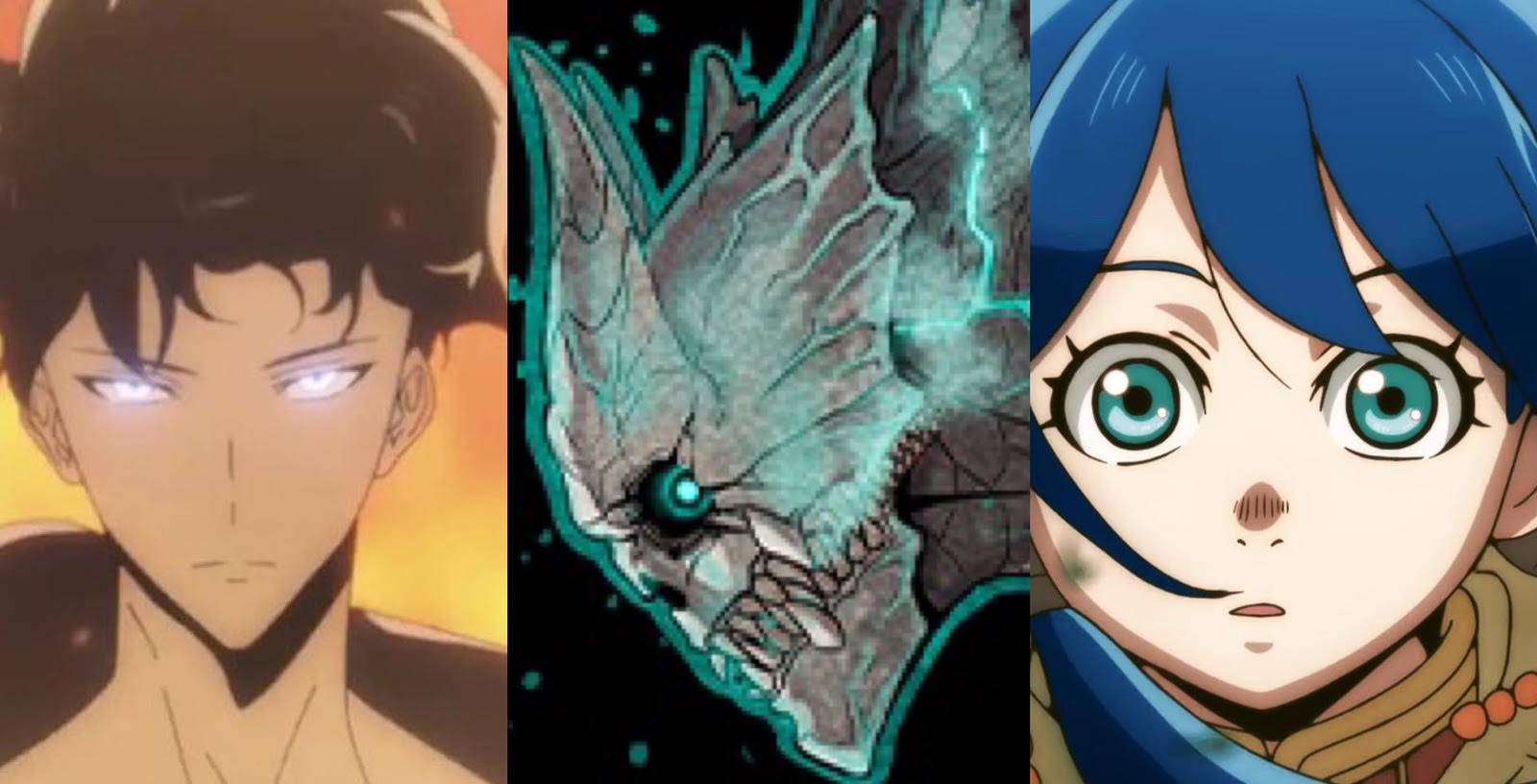 Solo Levelling Sing Jin-Woo/Kaiju No.8 Kafka Hibino/Quality Assurance in Another World Nikola