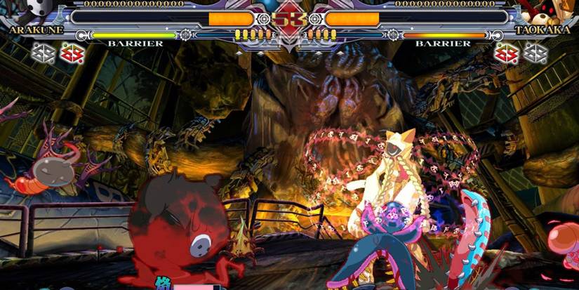 Arakune battling Taokaka