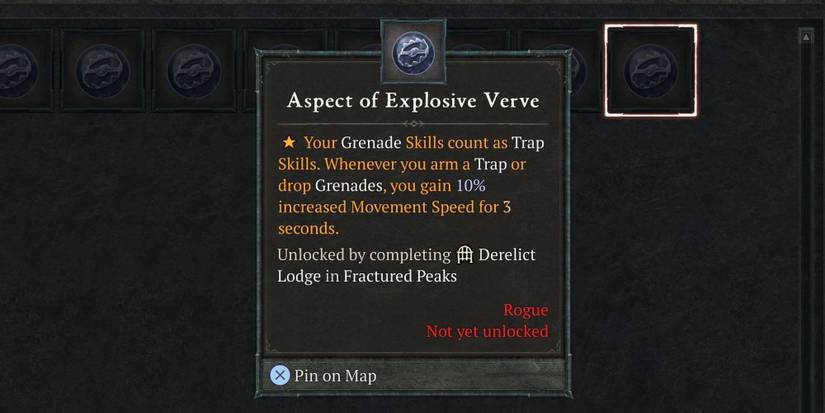 The Aspect of Explosive Verve in Diablo 4
