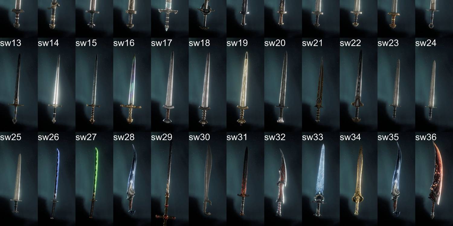 Weapon Mesh Swaps