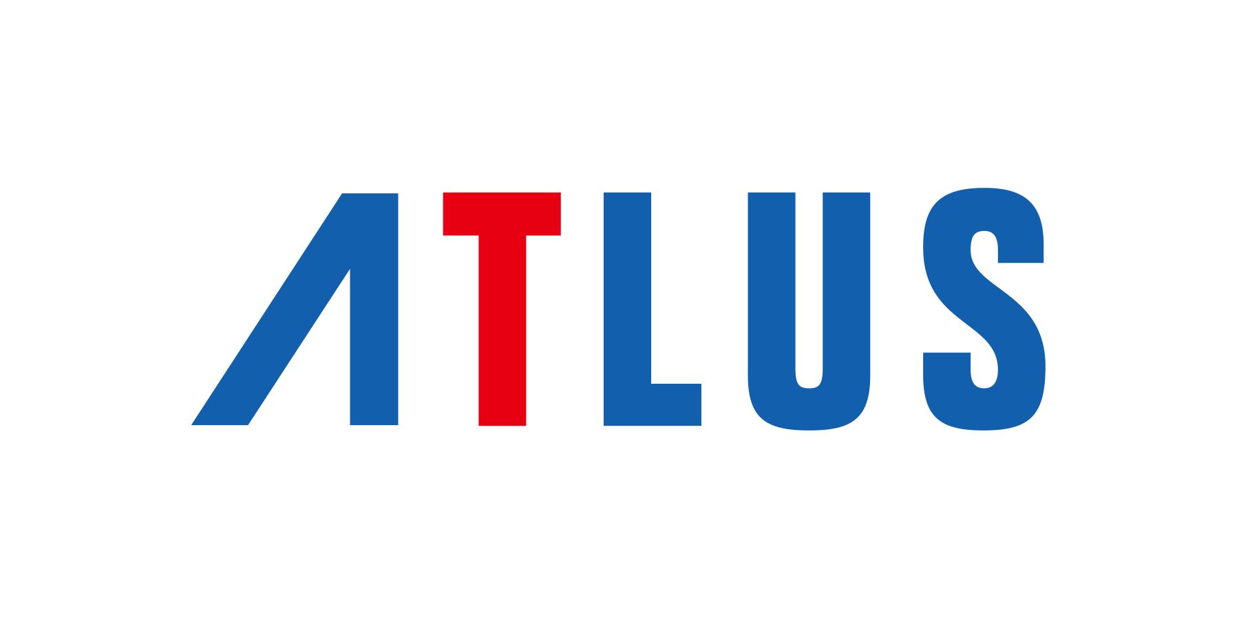Logotipo da Atlus em fundo branco