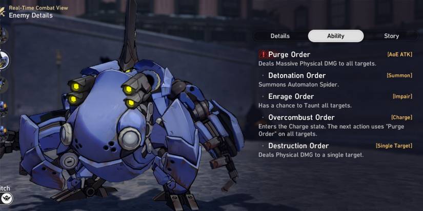 automaton grizzly ability in forgotten hall 8 in honkai star rail