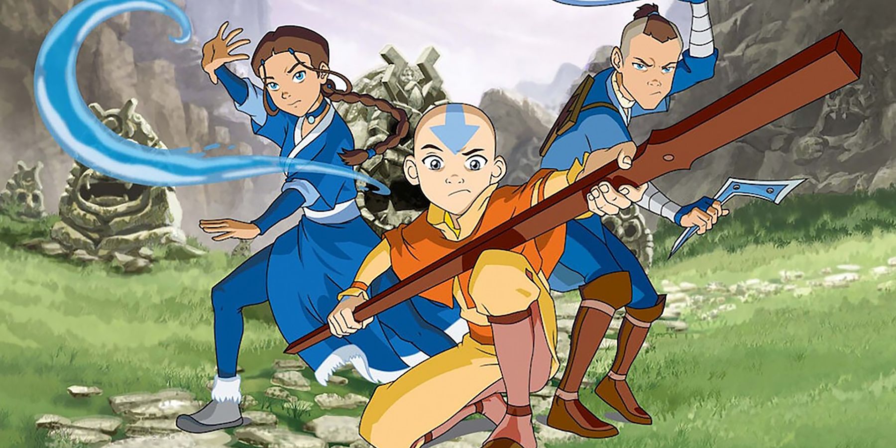 Avatar: The Last Airbender. 2005-2008. Nickelodeon. Ang and co.