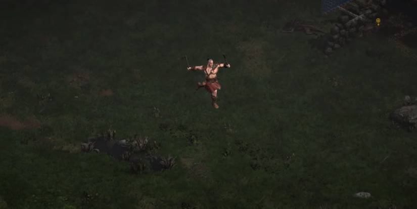 Barbarians can't do a traditional Leap with the No Skills challenge