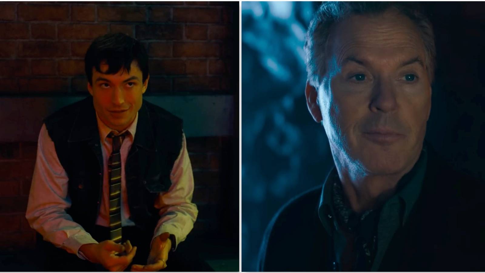 Barry and Bruce Wayne in The Flash