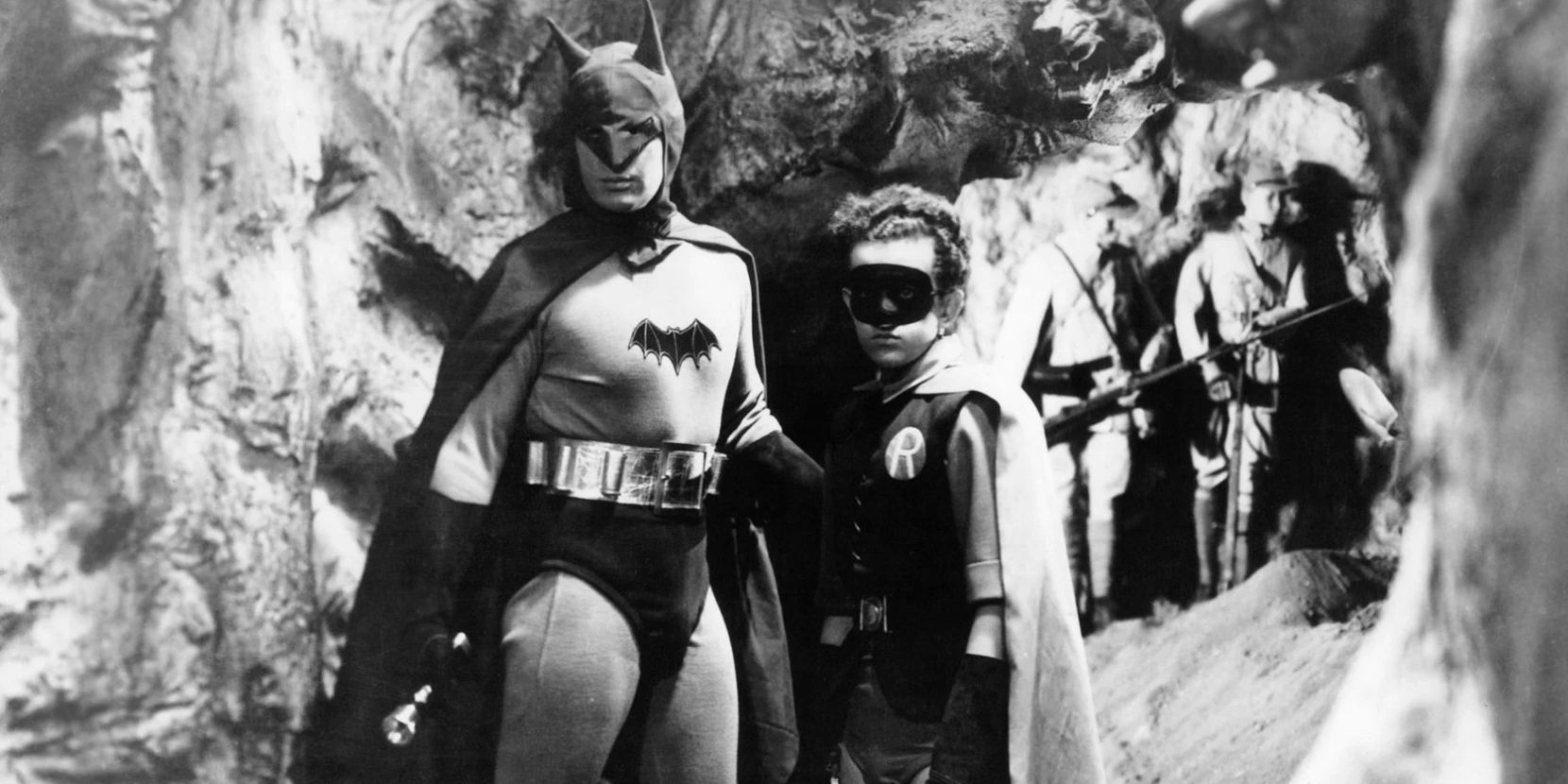 Batman and Robin the 1943 Batman serial in black and white