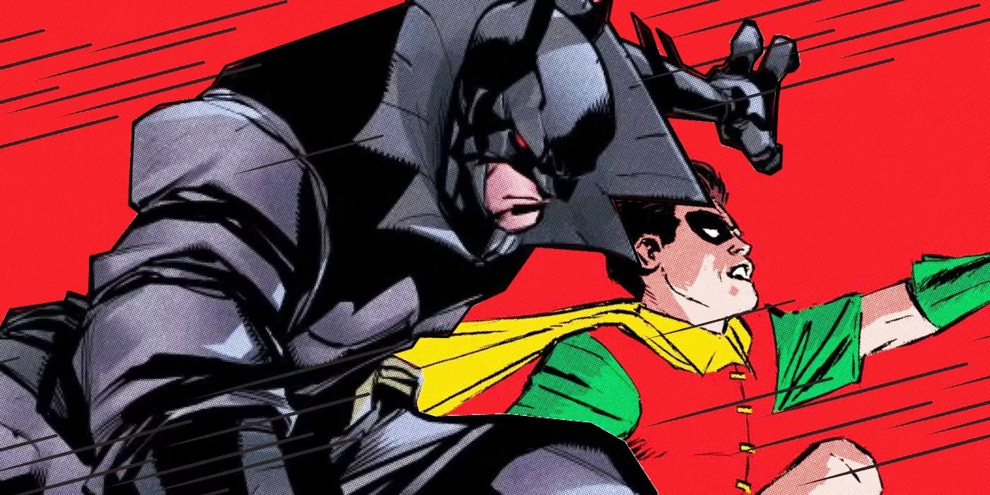Batman and Damian Wayne in action in the comics