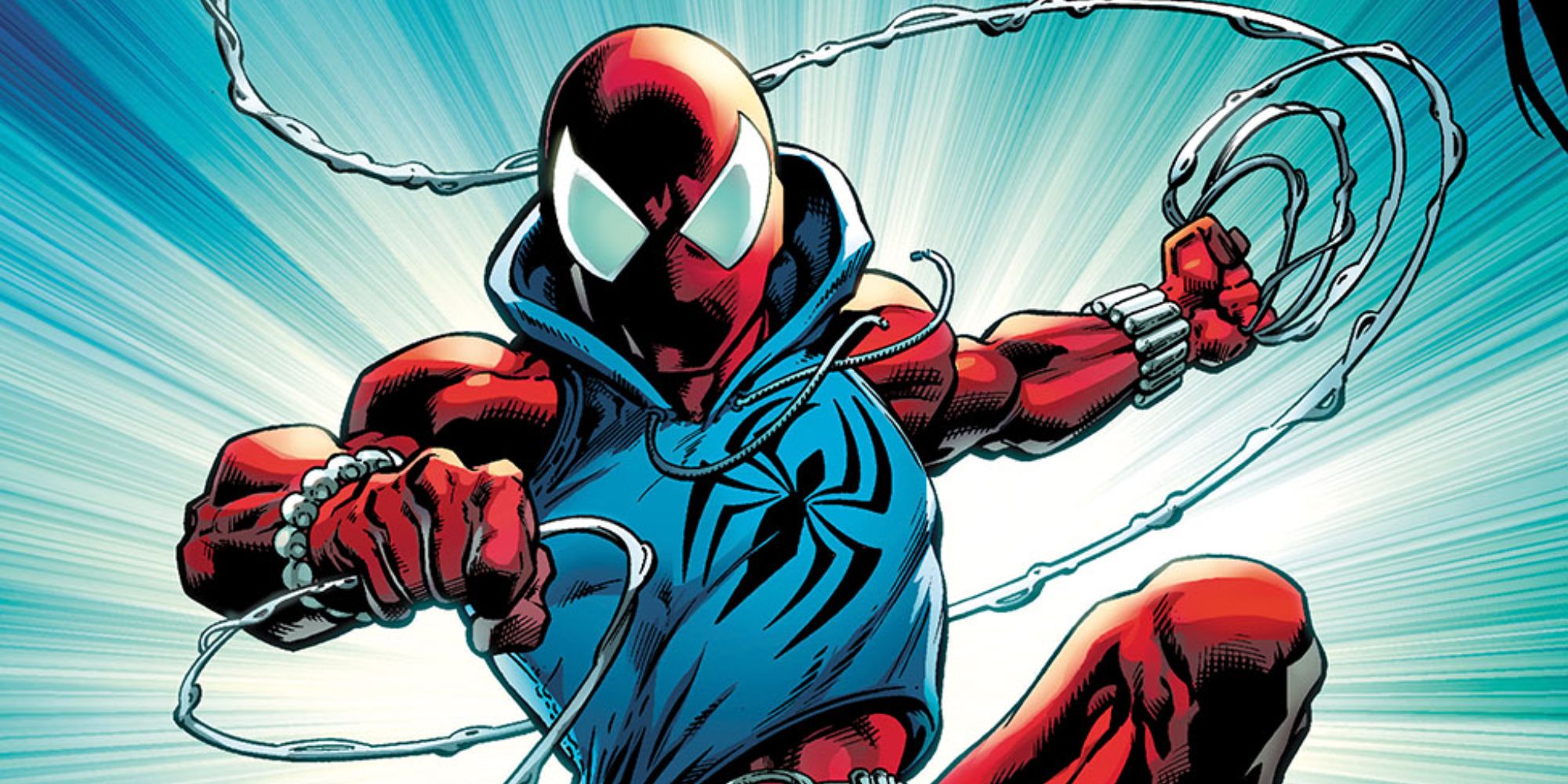 Scarlet Spider on a comic cover