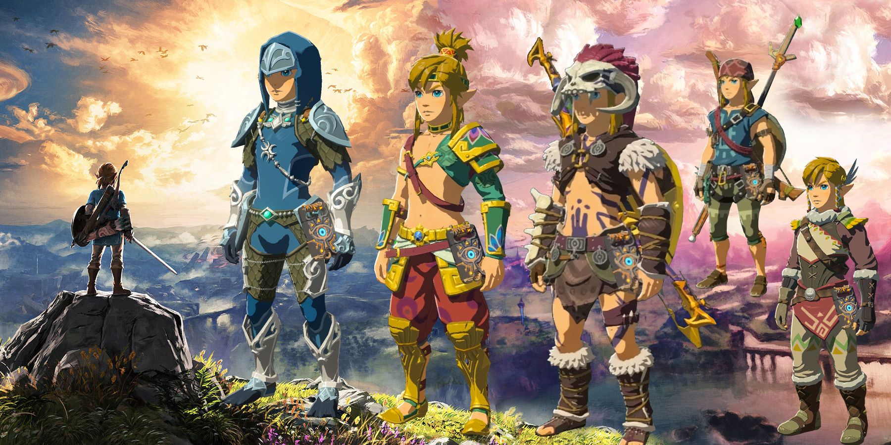 Zora set, Barbarian Set, climbiing set, Desert Voe Set, Snowquill set are among the Best Armor Sets In Zelda: Breath of the Wild