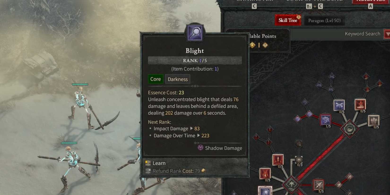 necromance skills dive.