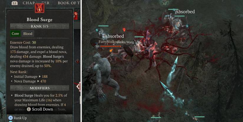 The Blood Surge skill in Diablo 4