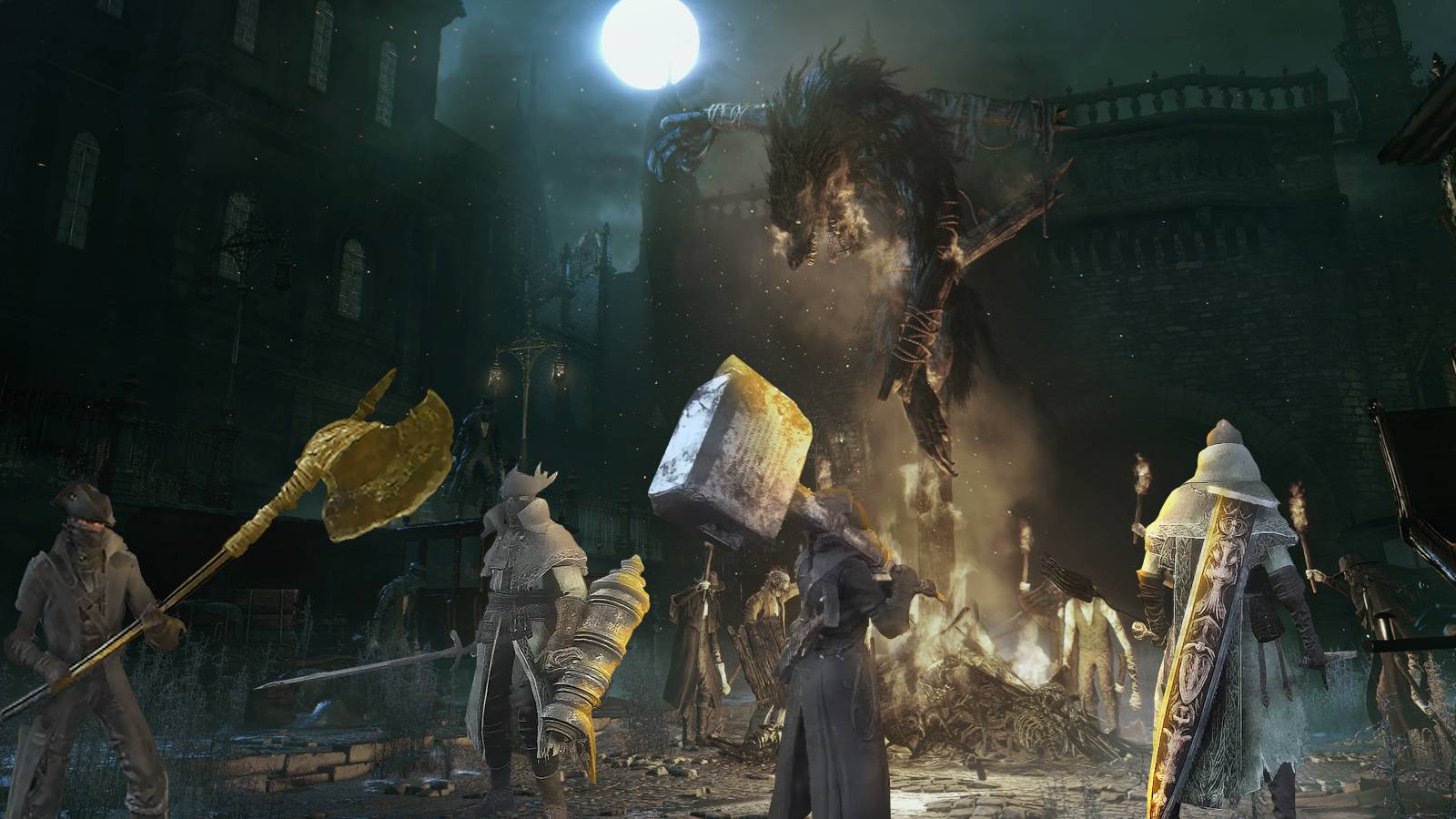Cannon, KirkHammer, hunter axe, and ludwig's holy blade are amongst Blooborne's 15 best Strength Weapons