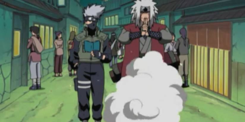 Jiraiya Using Body Flicker