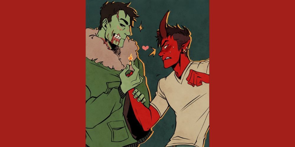 brian and damien from monster prom